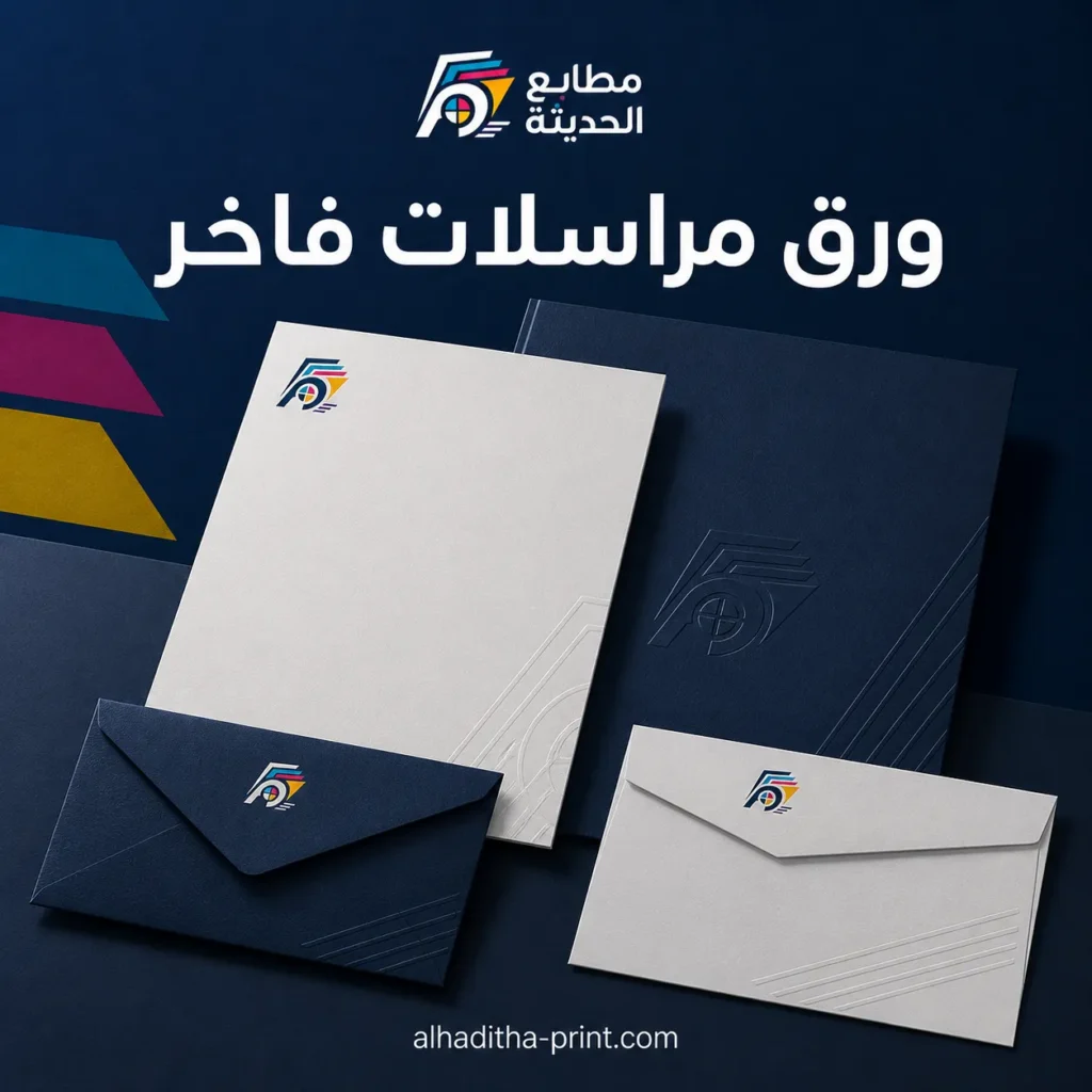 طباعة ورق مراسلات فاخر
