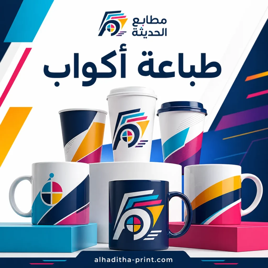 طباعة اكواب