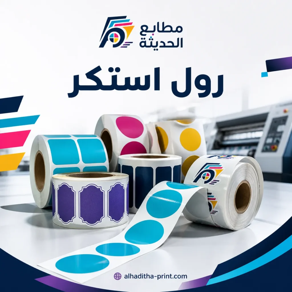 طباعة استكر رول